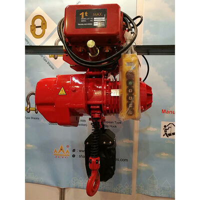 Eletric Chain Hoist With Trolley 500kg 1000kg 2000kg 220V 380V